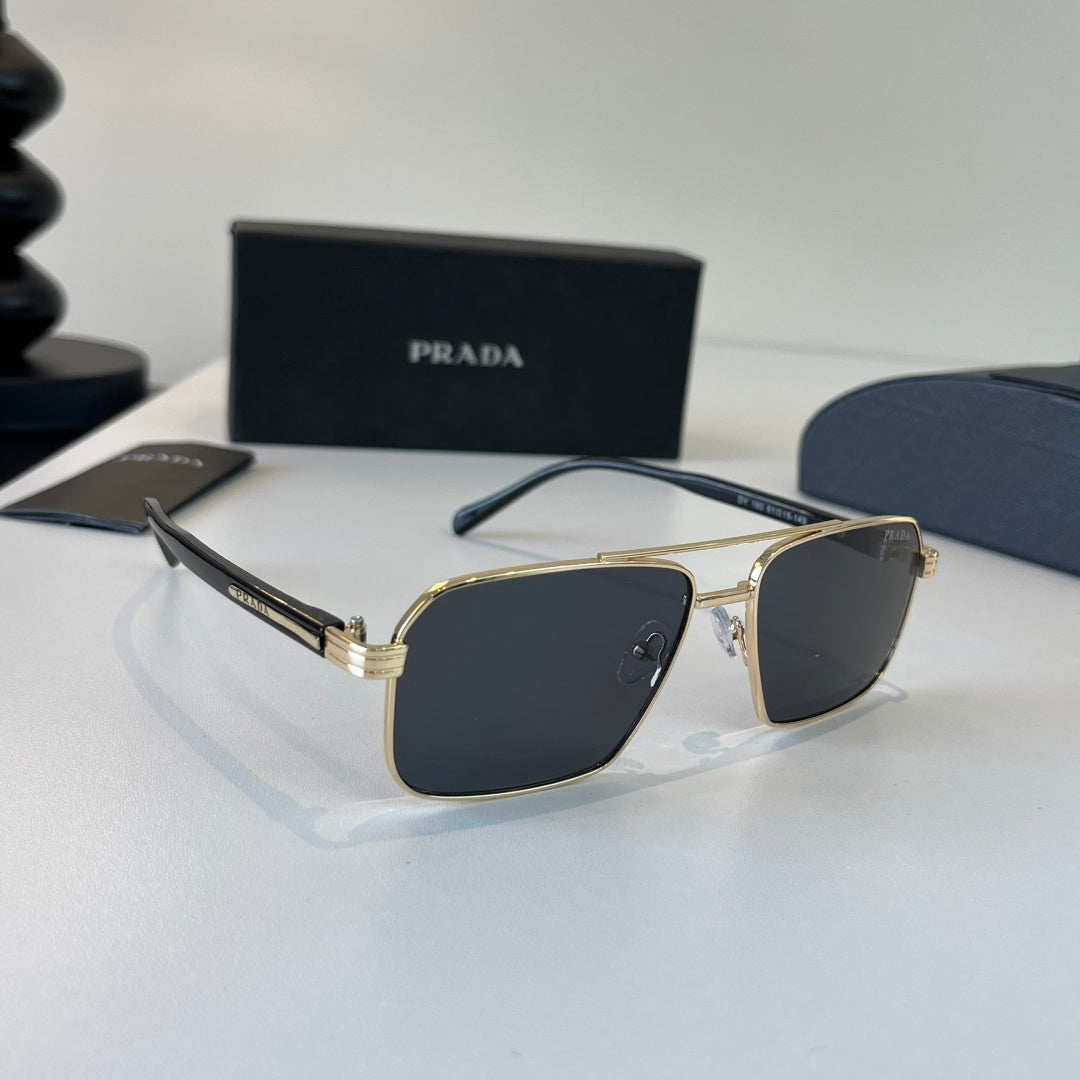 Prada Fashion Silver Lens Sunglasses for Men - 382632