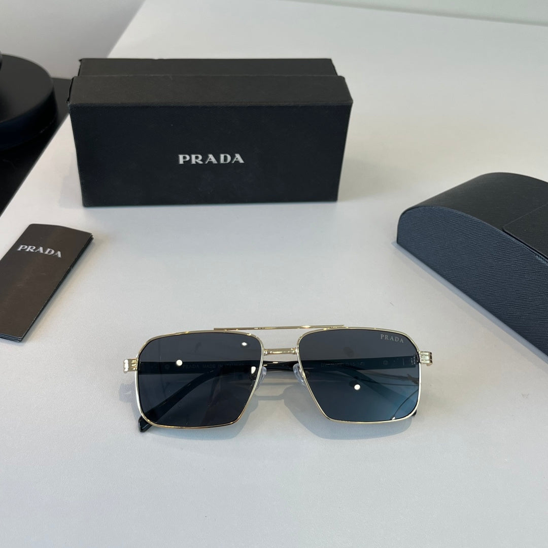 Prada Fashion Silver Lens Sunglasses for Men - 382632 - detail image 4
