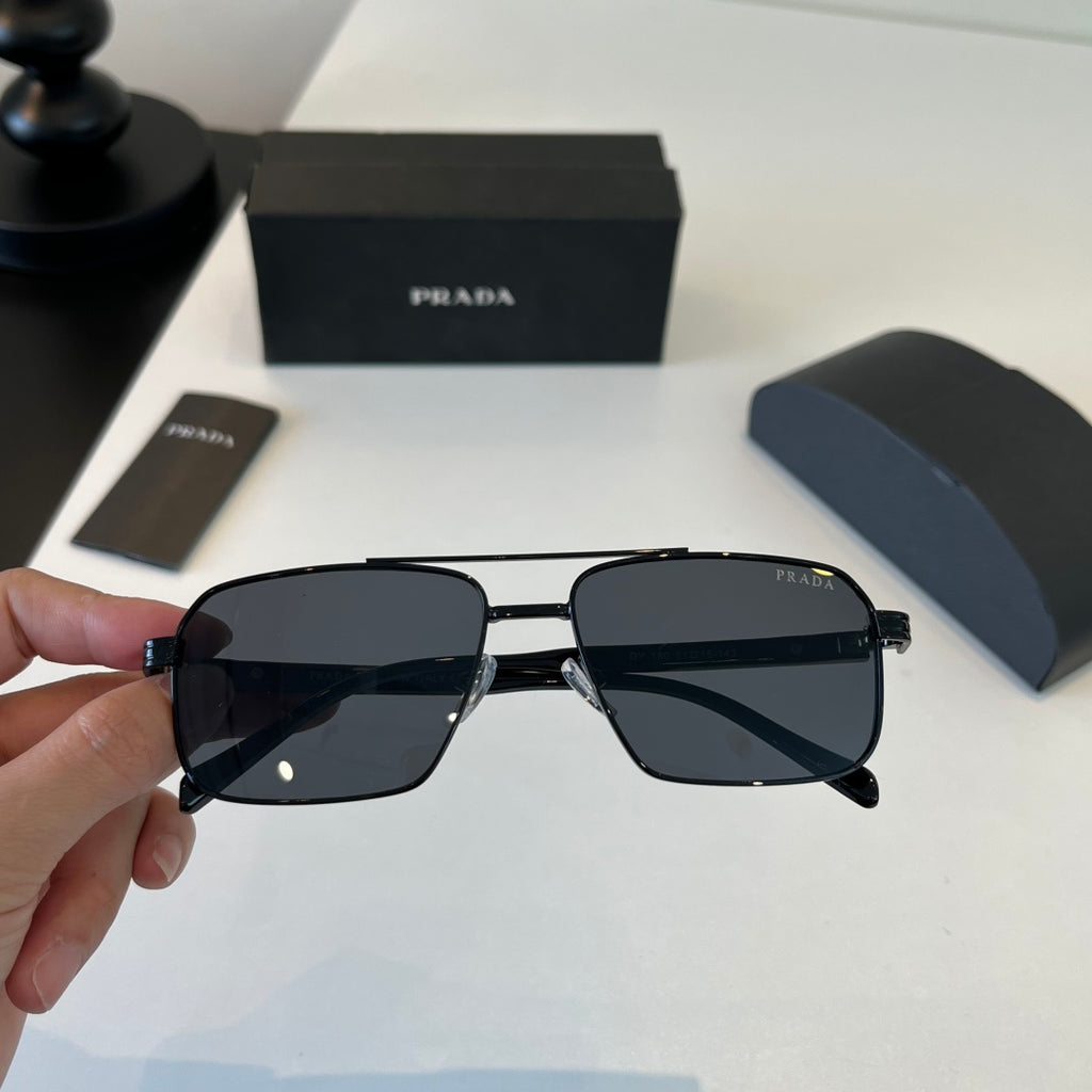 Prada Fashion Black Lens Sunglasses for Men - 382633 - detail image 5