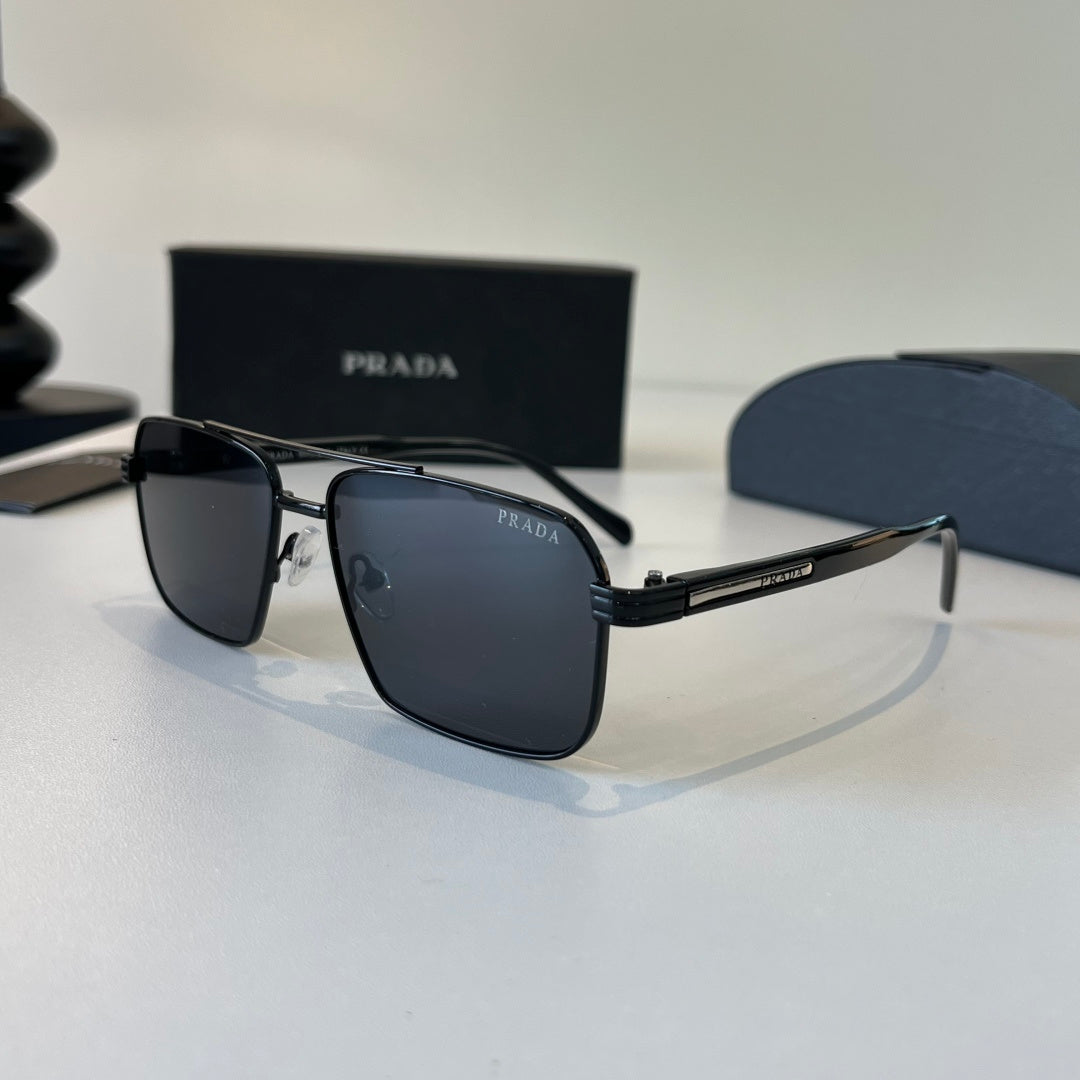 Prada Fashion Black Lens Sunglasses for Men - 382633 - detail image 3