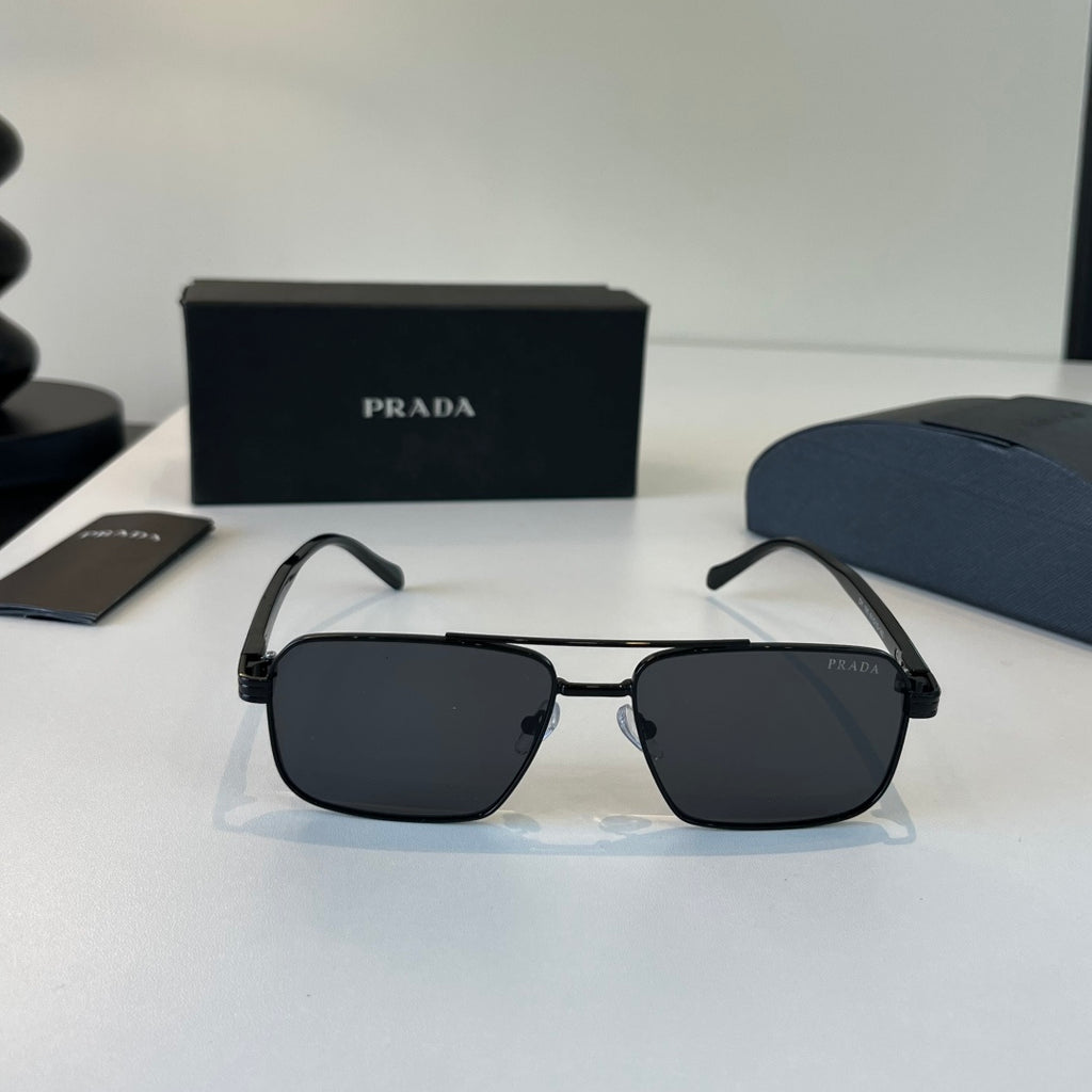 Prada Fashion Black Lens Sunglasses for Men - 382633 - detail image 2