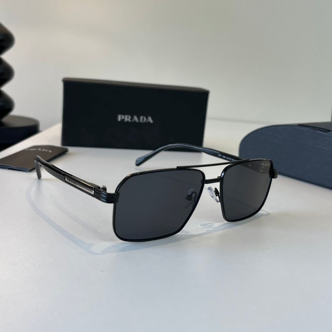 Prada Fashion Black Lens Sunglasses for Men - 382633