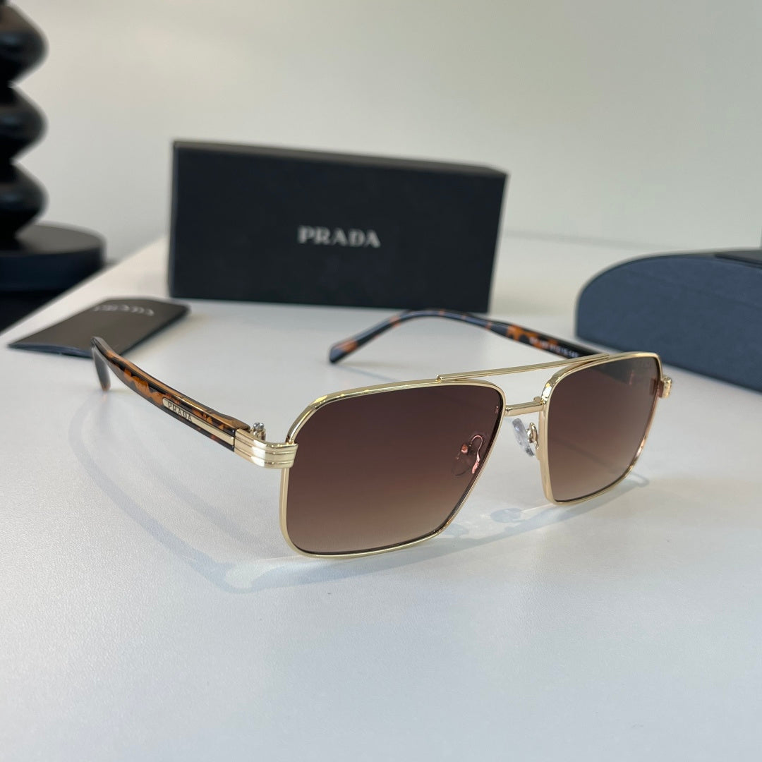Prada Fashion Red Lens Sunglasses for Men - 382634