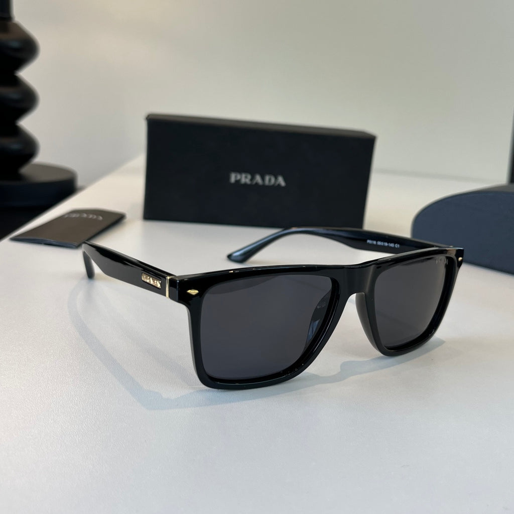 Prada Fashion Black Lens Sunglasses for Men - 382635