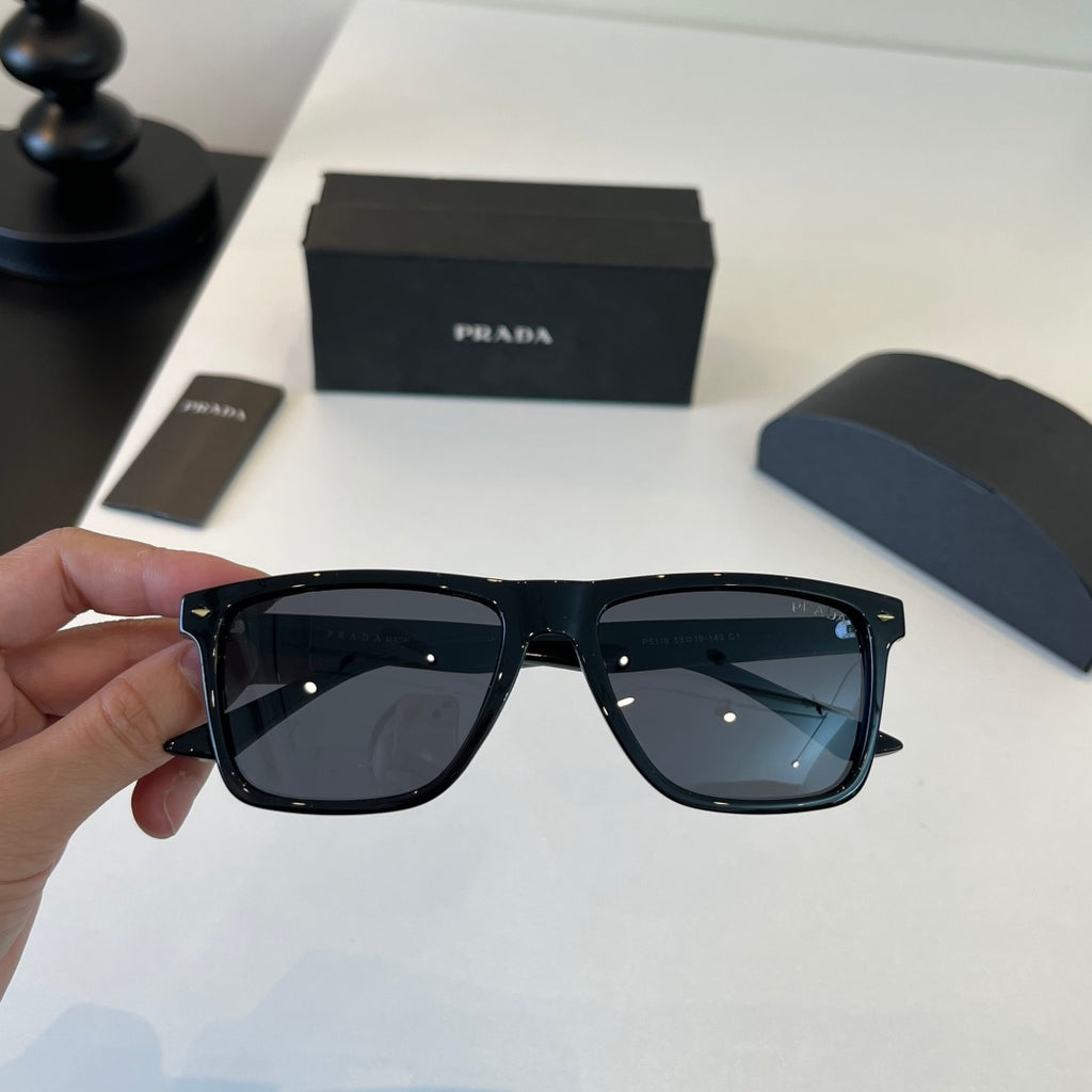 Prada Fashion Black Lens Sunglasses for Men - 382635 - detail image 6