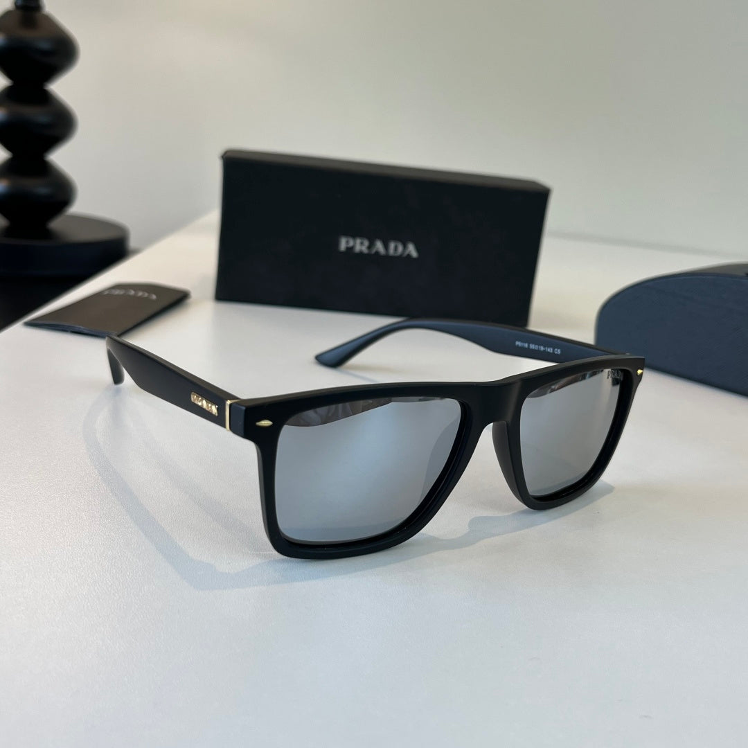 Prada Fashion Silver Lens Sunglasses for Men - 382636