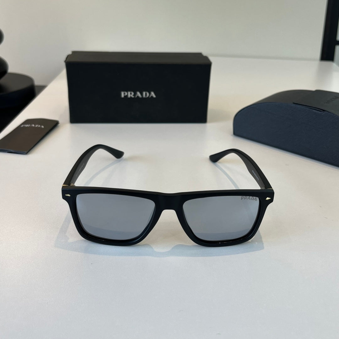 Prada Fashion Silver Lens Sunglasses for Men - 382636 - detail image 2