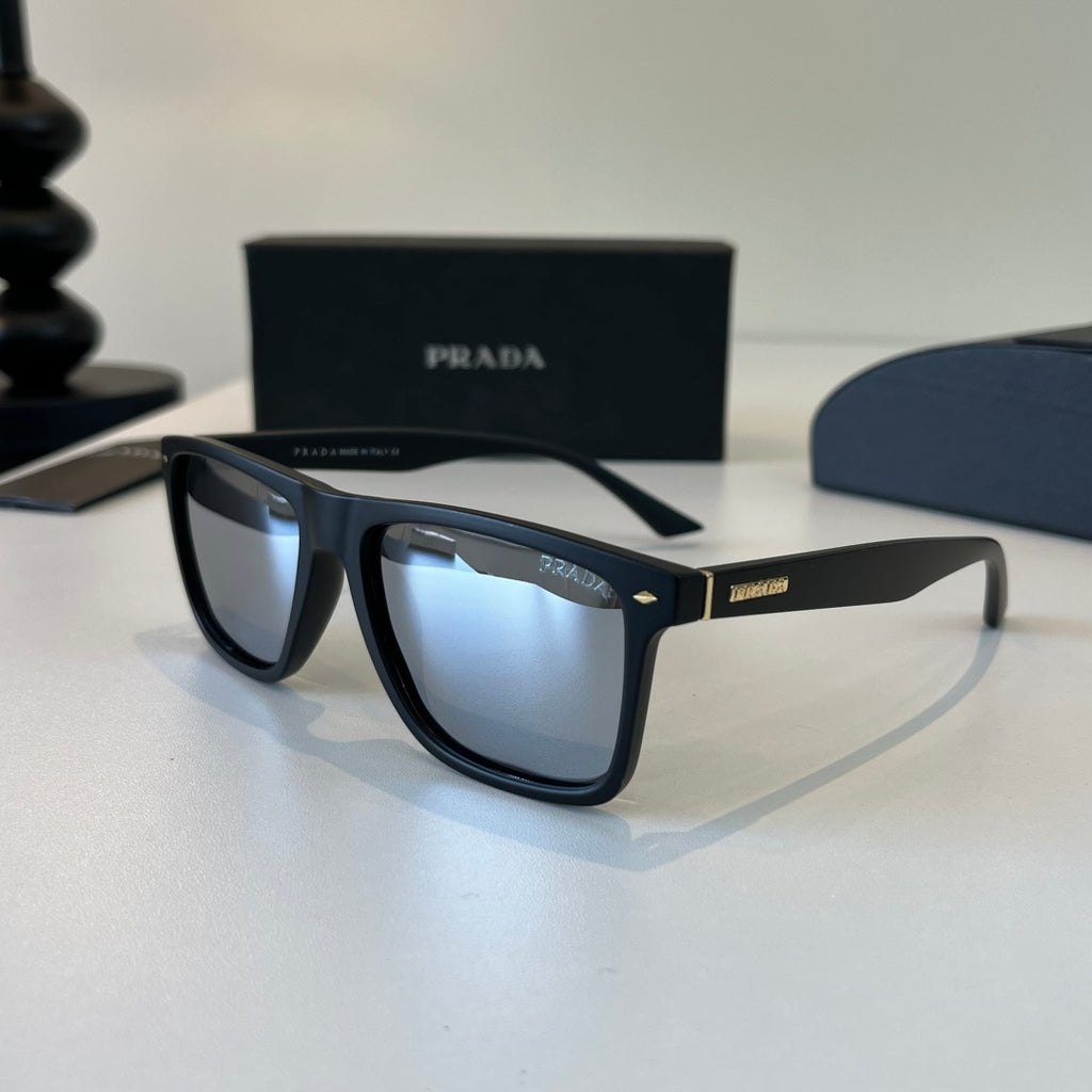 Prada Fashion Silver Lens Sunglasses for Men - 382636 - detail image 3