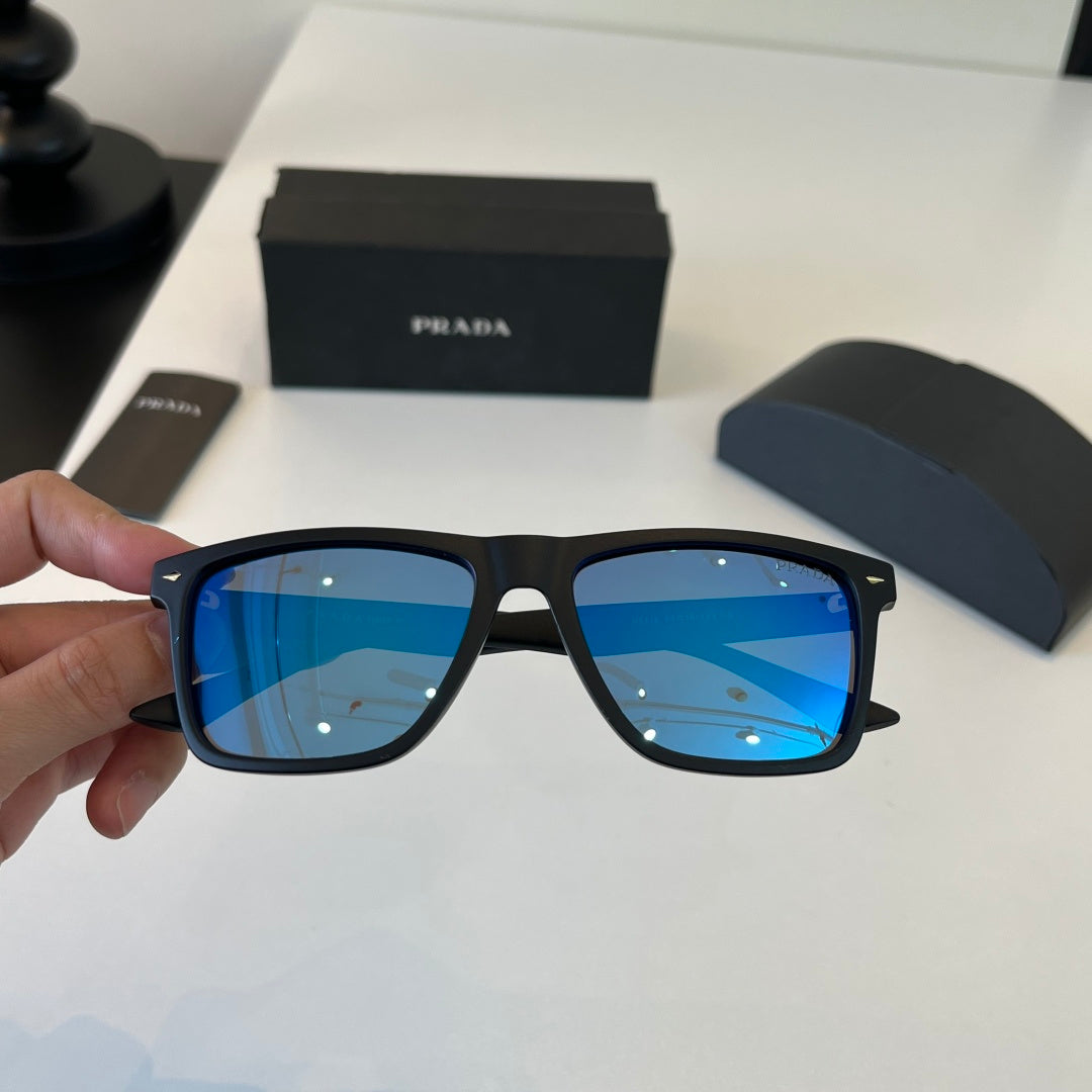 Prada Fashion Blue Lens Sunglasses for Men - 382637 - detail image 6