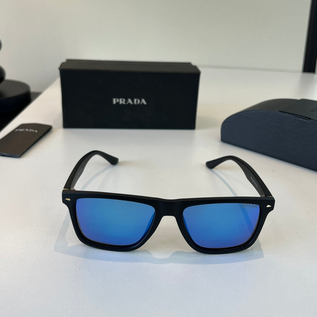 Prada Fashion Blue Lens Sunglasses for Men - 382637 - detail image 2