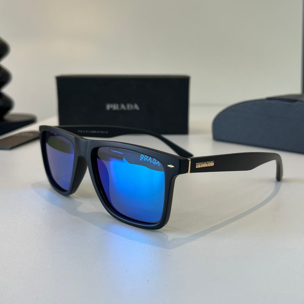 Prada Fashion Blue Lens Sunglasses for Men - 382637 - detail image 3