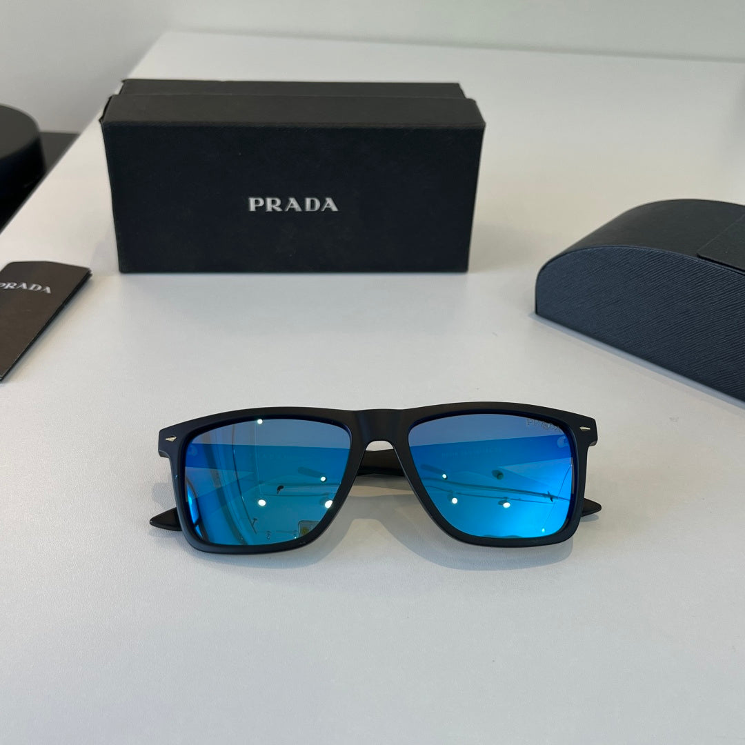 Prada Fashion Blue Lens Sunglasses for Men - 382637 - detail image 5