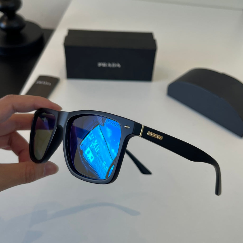 Prada Fashion Blue Lens Sunglasses for Men - 382637 - detail image 4