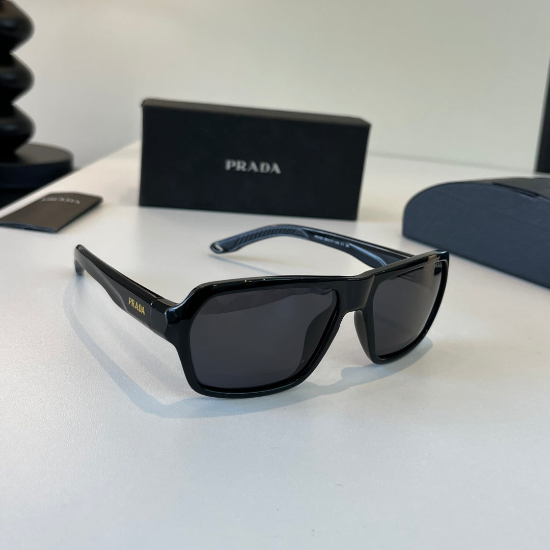Prada Fashion Black Lens Sunglasses for Men - 382639