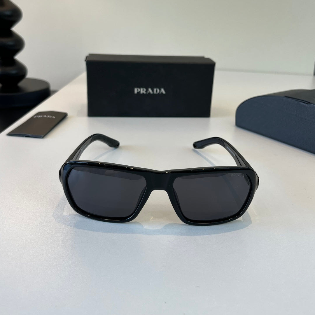 Prada Fashion Black Lens Sunglasses for Men - 382639 - detail image 2