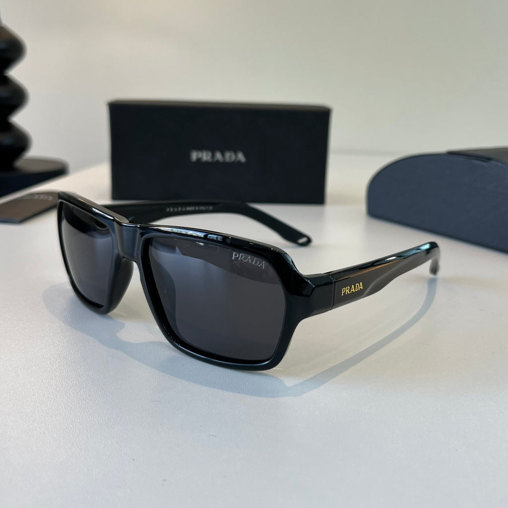Prada Fashion Black Lens Sunglasses for Men - 382639 - detail image 3