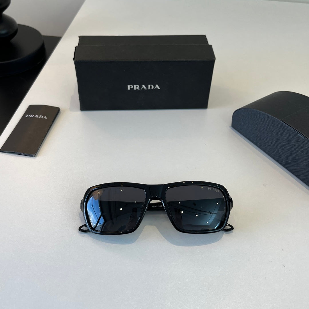 Prada Fashion Black Lens Sunglasses for Men - 382639 - detail image 4