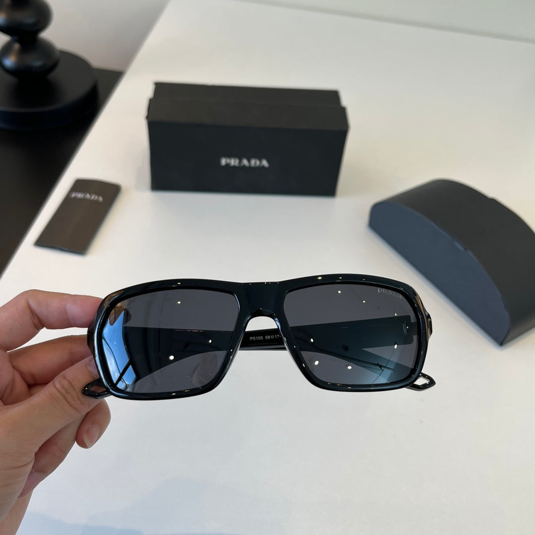 Prada Fashion Black Lens Sunglasses for Men - 382639 - detail image 5