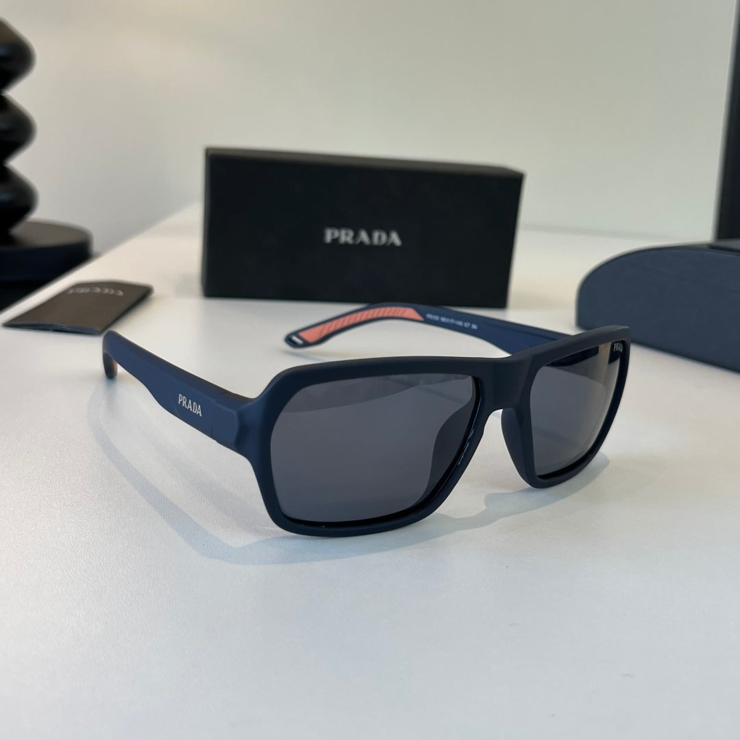 Prada Fashion Black Lens Sunglasses for Men - 382640