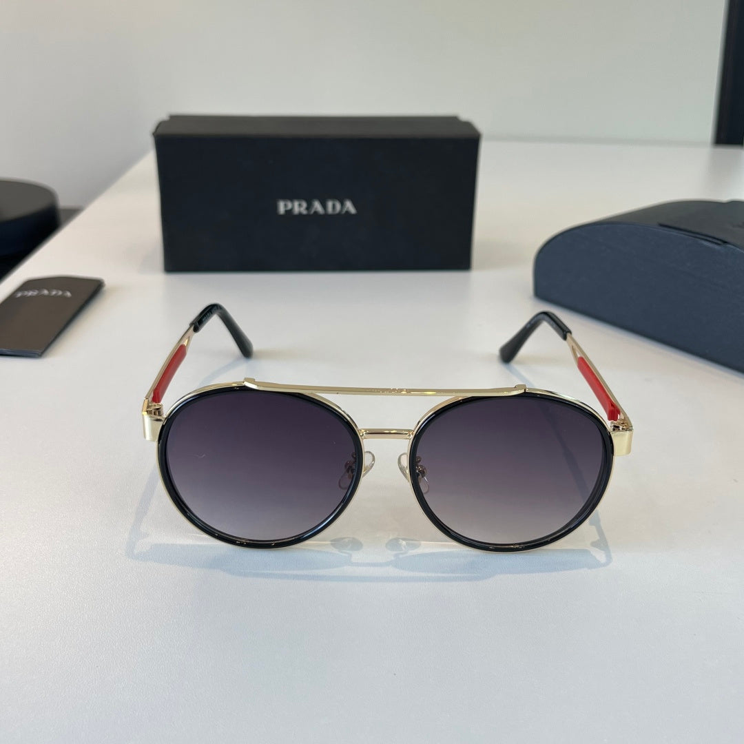 Prada Fashion Silver Lens Sunglasses for Men - 382601 - detail image 2