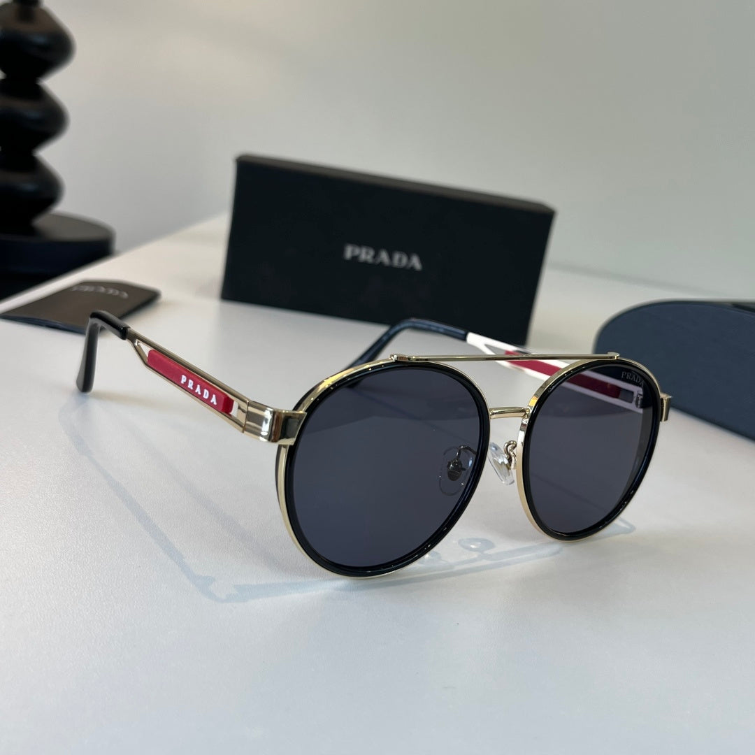 Prada Fashion Black Lens Sunglasses for Men - 382602