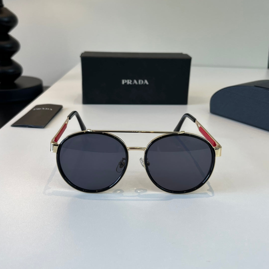 Prada Fashion Black Lens Sunglasses for Men - 382602 - detail image 2