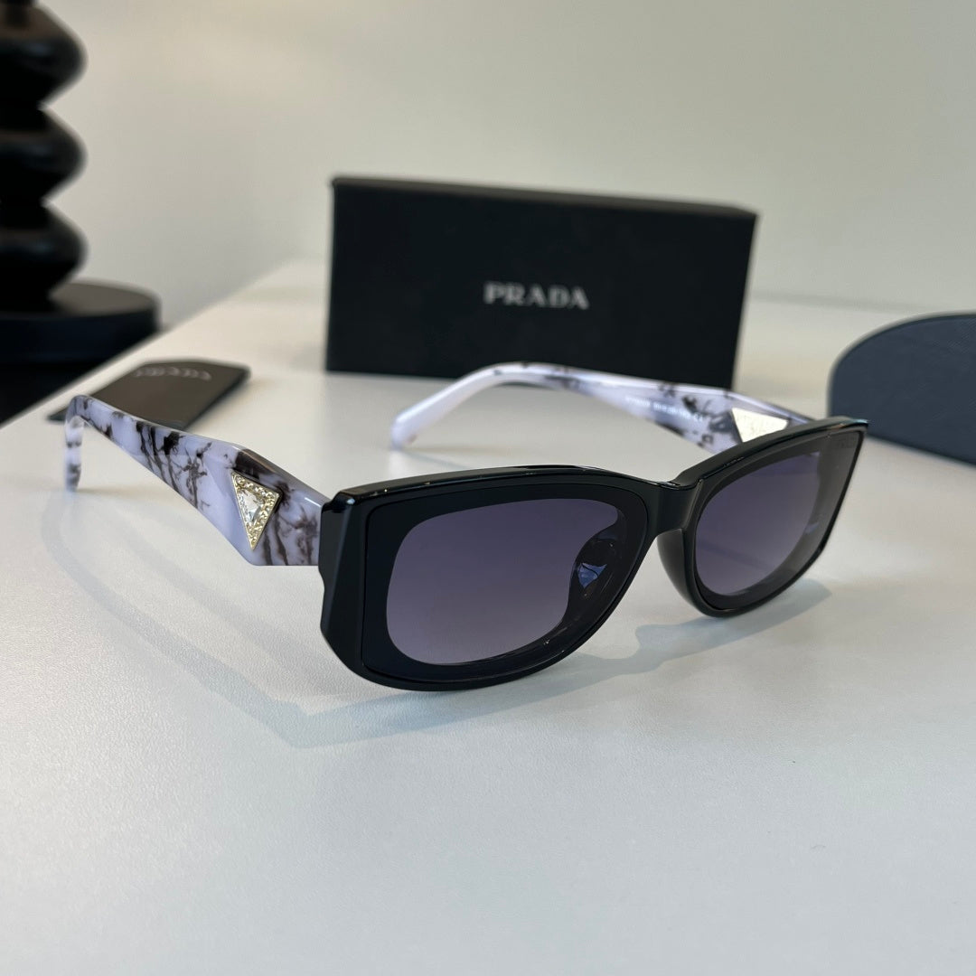 Prada Fashion Silver Lens Sunglasses for Men & Women - 382607