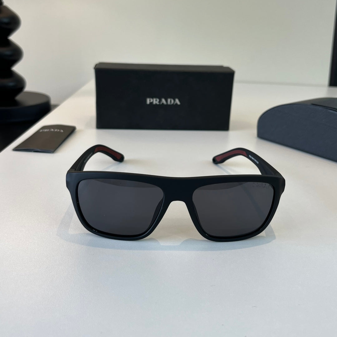 Prada Fashion Black Lens Sunglasses for Men - 382609 - detail image 2
