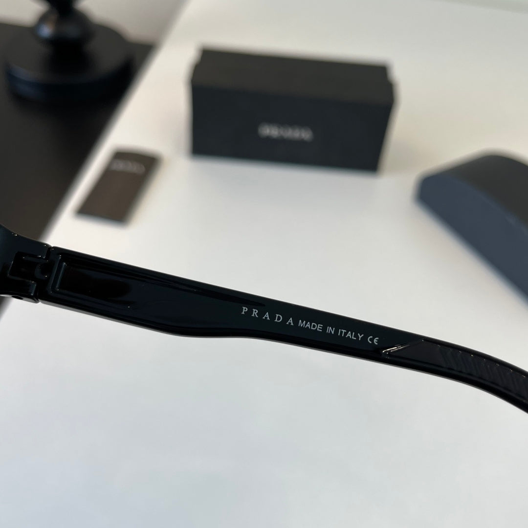 Prada Fashion Black Lens Sunglasses for Men - 382611 - detail image 11