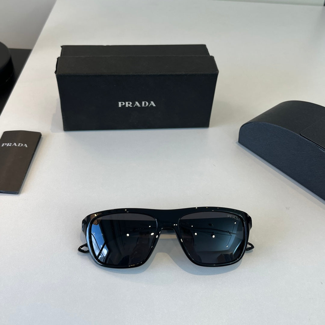 Prada Fashion Black Lens Sunglasses for Men - 382611 - detail image 5