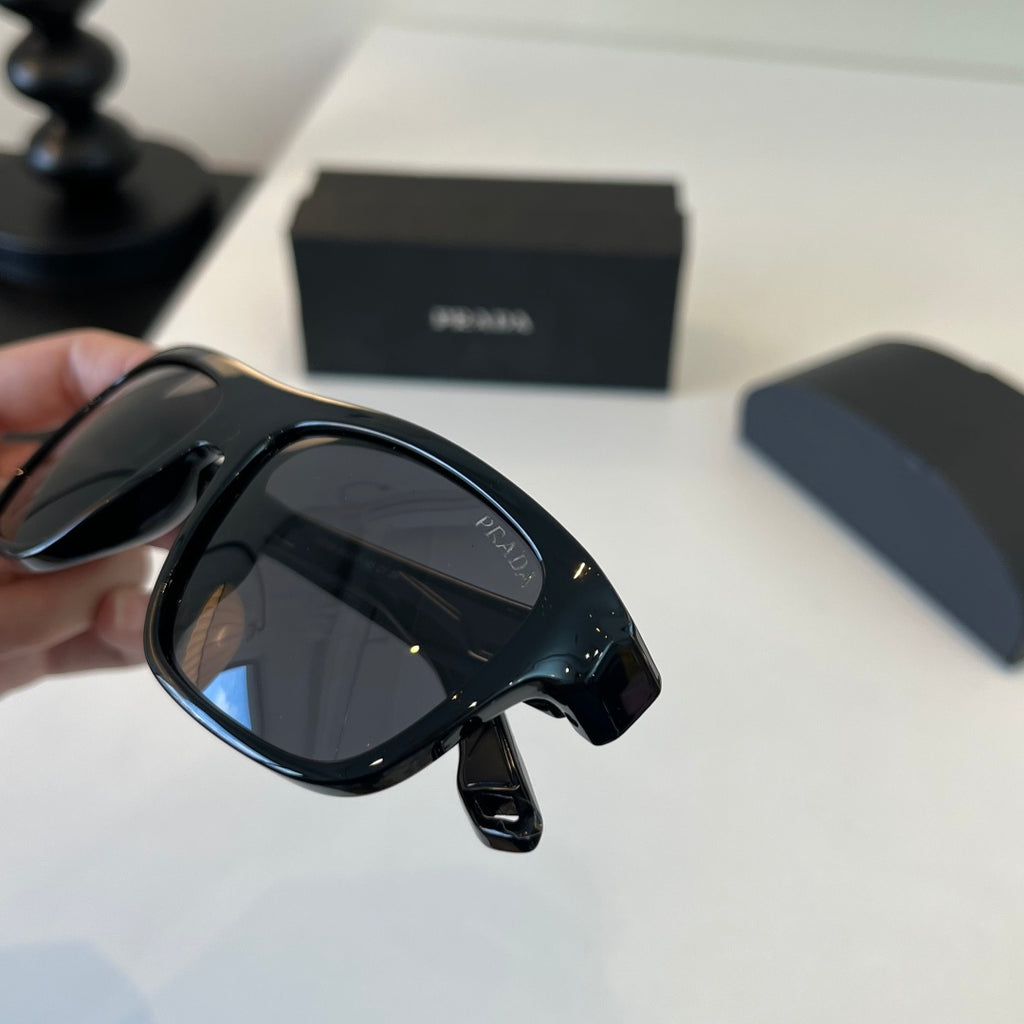 Prada Fashion Black Lens Sunglasses for Men - 382611 - detail image 7