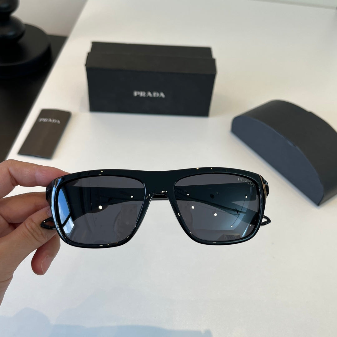 Prada Fashion Black Lens Sunglasses for Men - 382611 - detail image 6