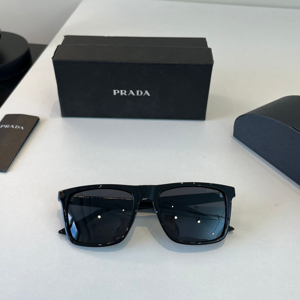 Prada Fashion Black Lens Sunglasses for Men - 382612 - detail image 5