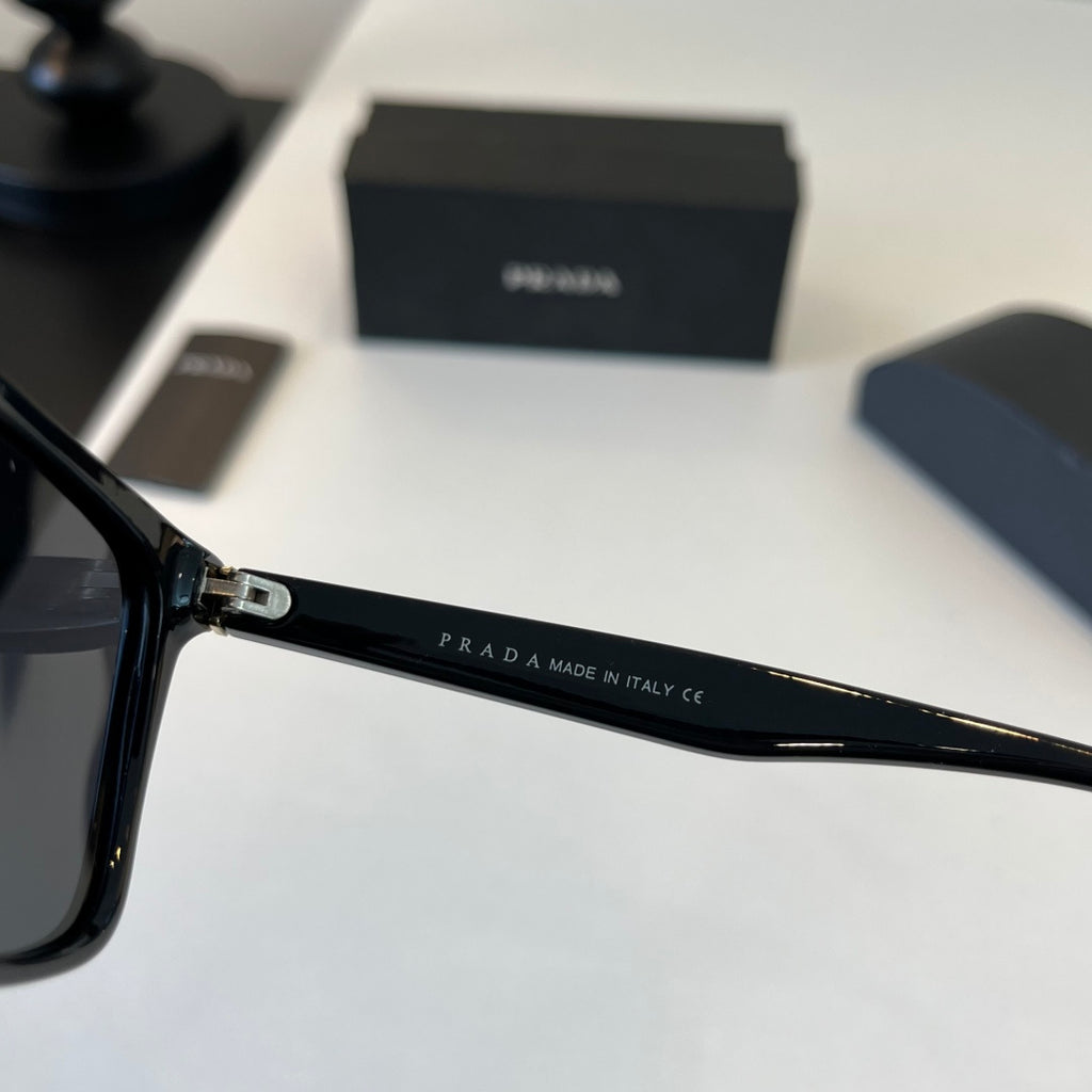 Prada Fashion Black Lens Sunglasses for Men - 382612 - detail image 11