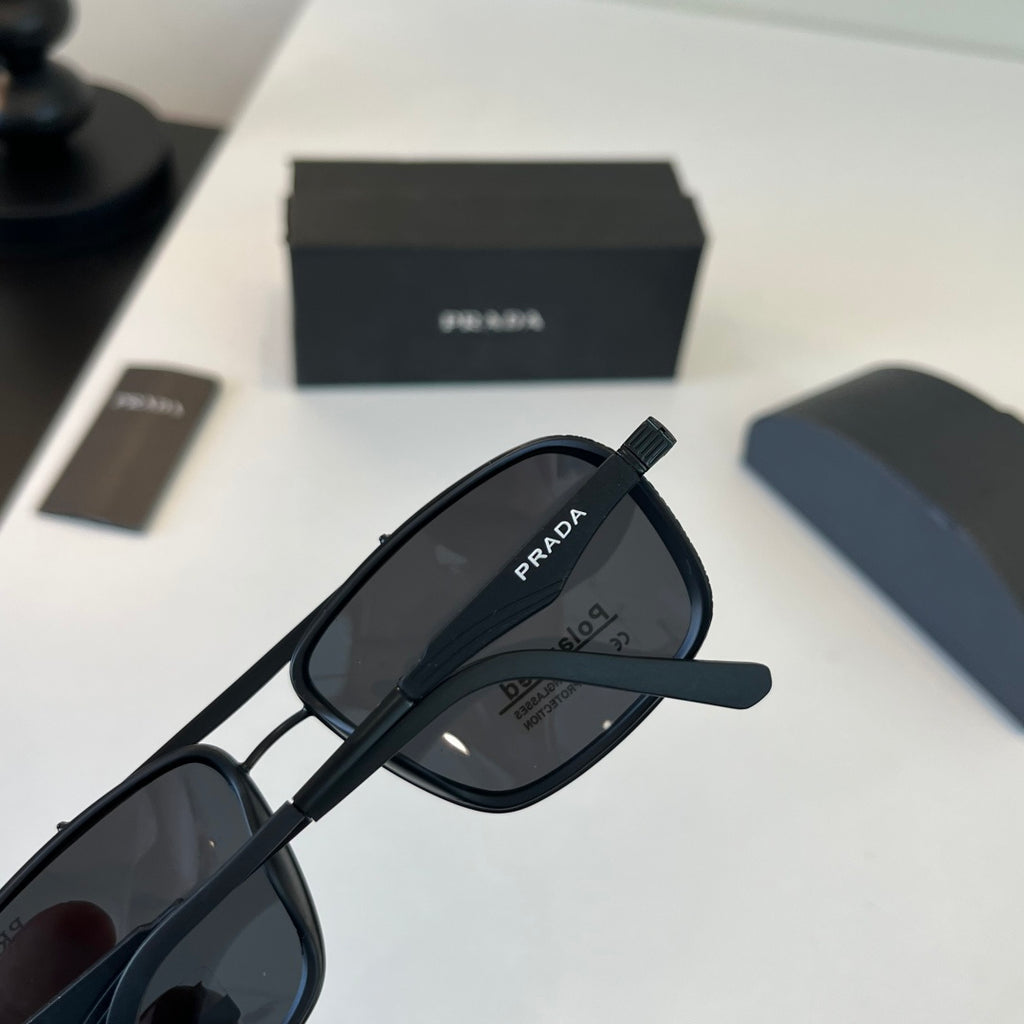 Prada Fashion Black Lens Sunglasses for Men & Women - 382617 - detail image 7