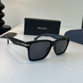 Prada Fashion Black Lens Sunglasses for Men & Women - 382619