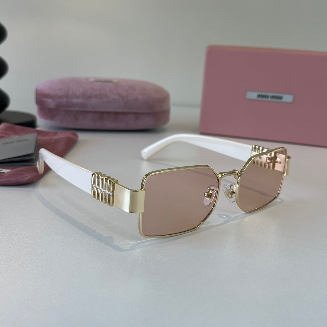 Miu Miu Fashion Silver Lens Sunglasses for Men & Women - 487574