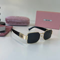Miu Miu Fashion Silver Lens Sunglasses for Men & Women - 487575