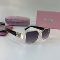 Miu Miu Fashion Silver Lens Sunglasses for Men & Women - 487578