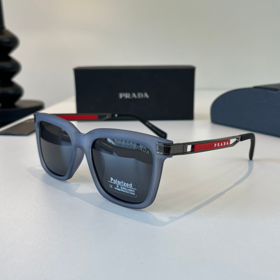 Prada Fashion Black Lens Sunglasses for Men - 382622 - detail image 3
