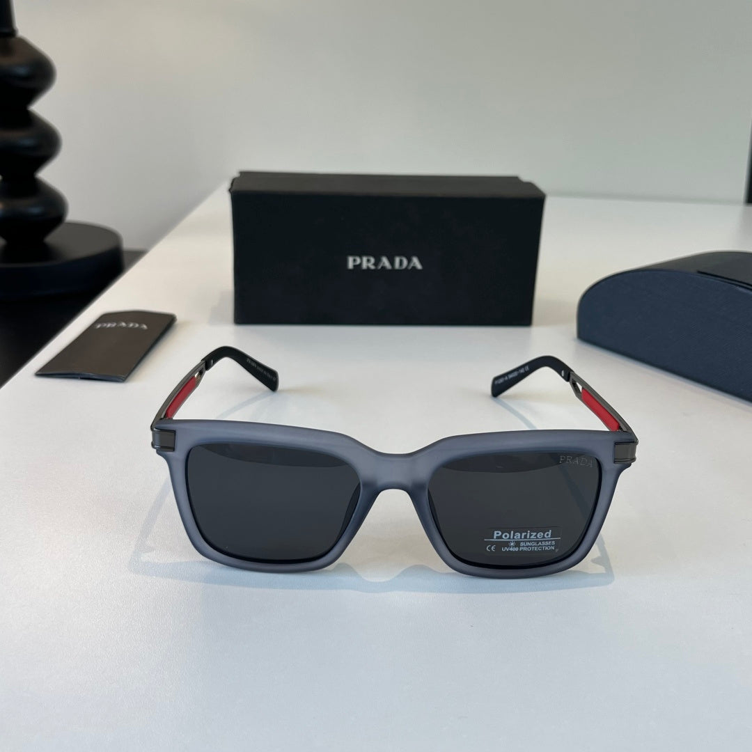 Prada Fashion Black Lens Sunglasses for Men - 382622 - detail image 2