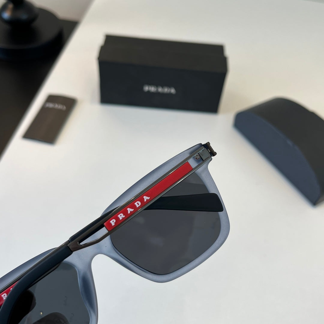 Prada Fashion Black Lens Sunglasses for Men - 382622 - detail image 7