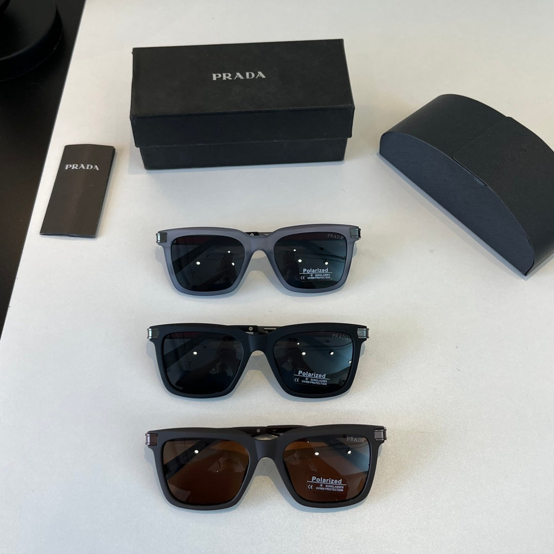 Prada Fashion Black Lens Sunglasses for Men - 382623 - detail image 12