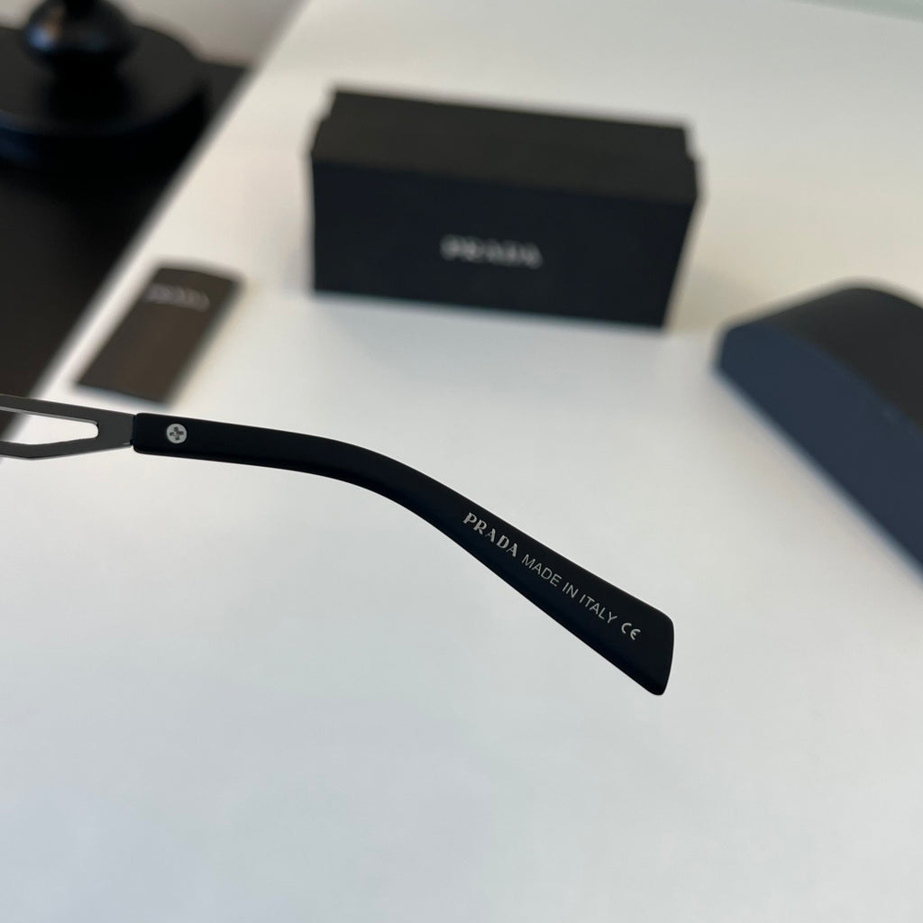 Prada Fashion Black Lens Sunglasses for Men - 382622 - detail image 10