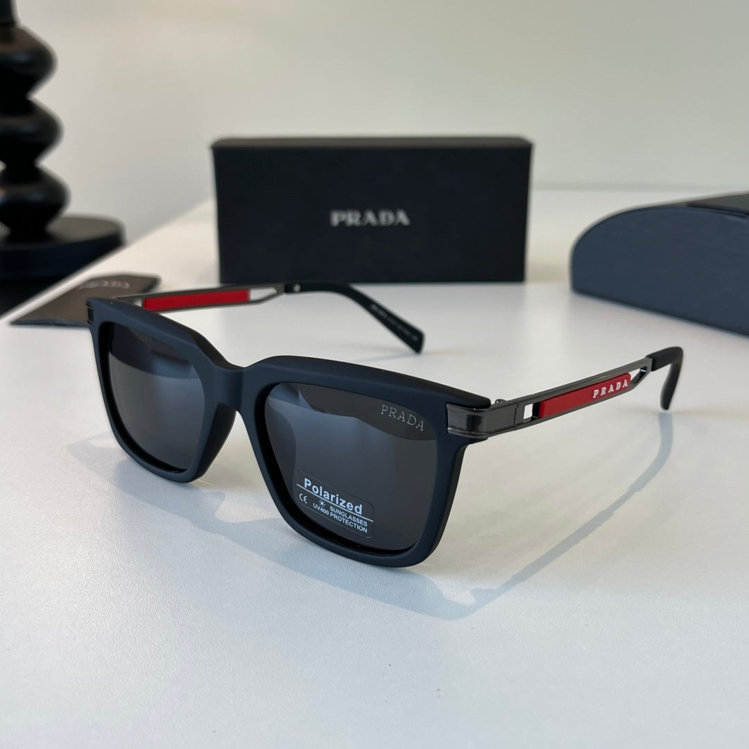 Prada Fashion Black Lens Sunglasses for Men - 382623 - detail image 3
