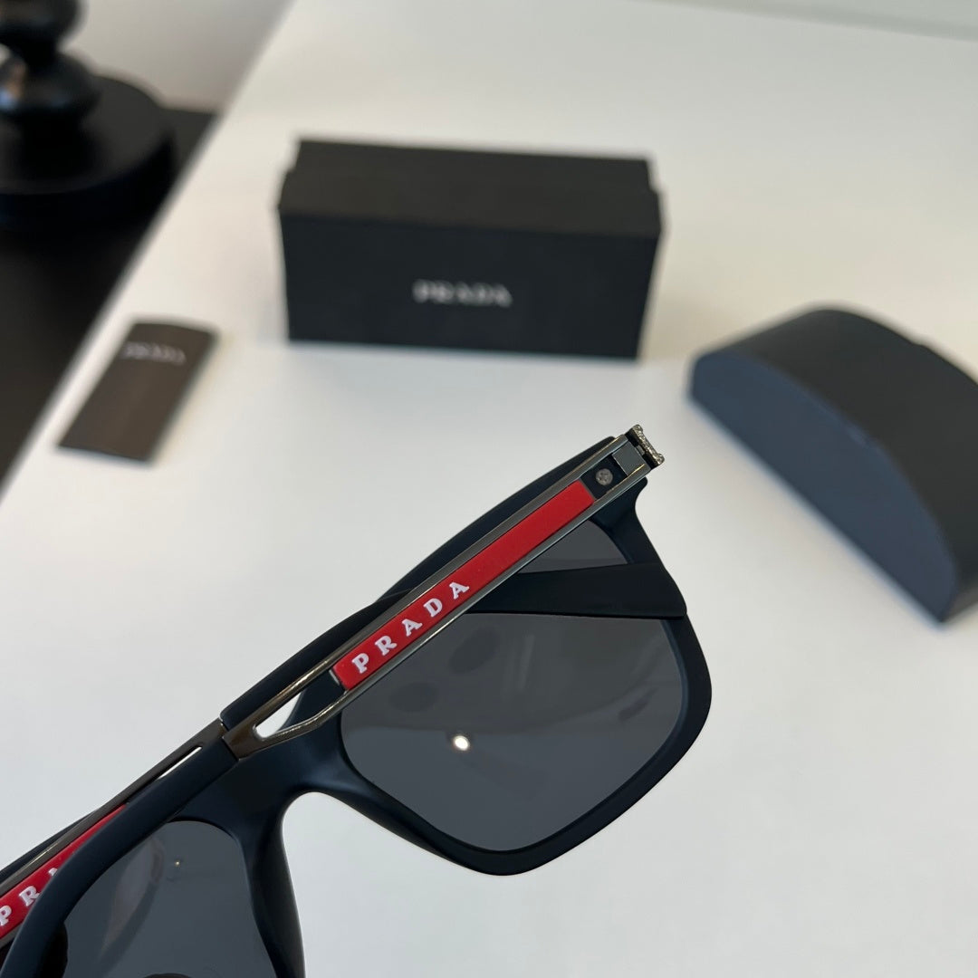 Prada Fashion Black Lens Sunglasses for Men - 382623 - detail image 10