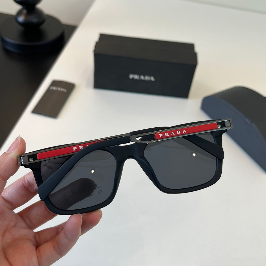 Prada Fashion Black Lens Sunglasses for Men - 382623 - detail image 8