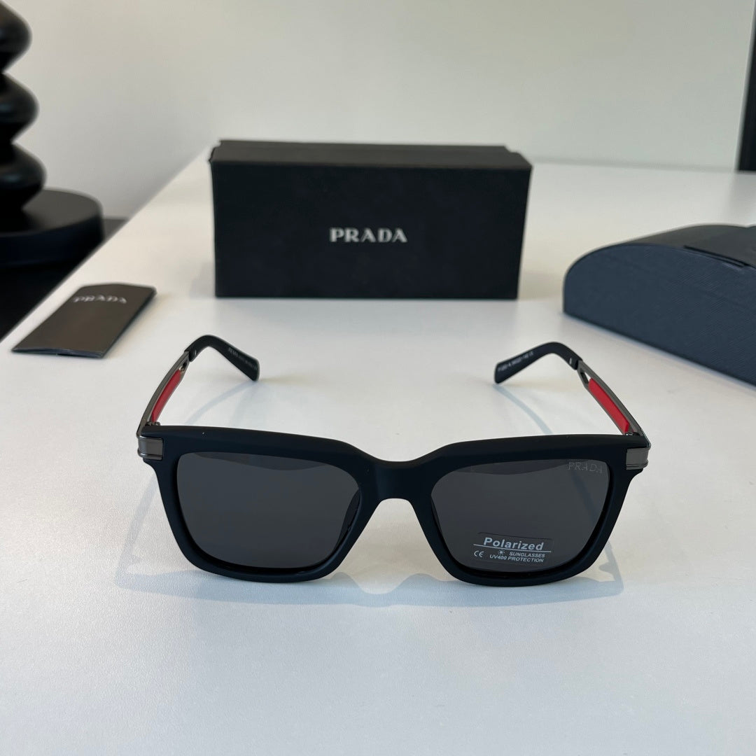 Prada Fashion Black Lens Sunglasses for Men - 382623 - detail image 2
