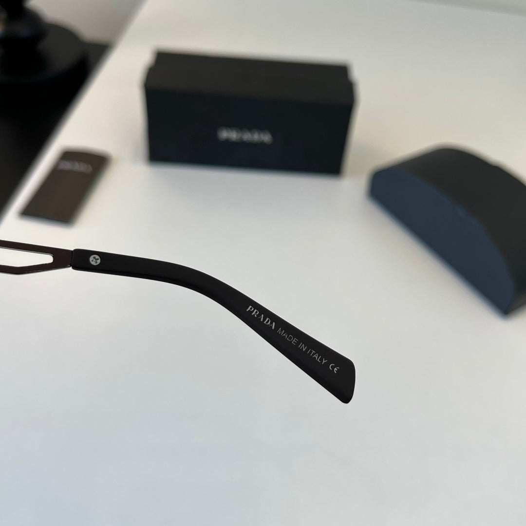 Prada Fashion Black Lens Sunglasses for Men - 382624 - detail image 11