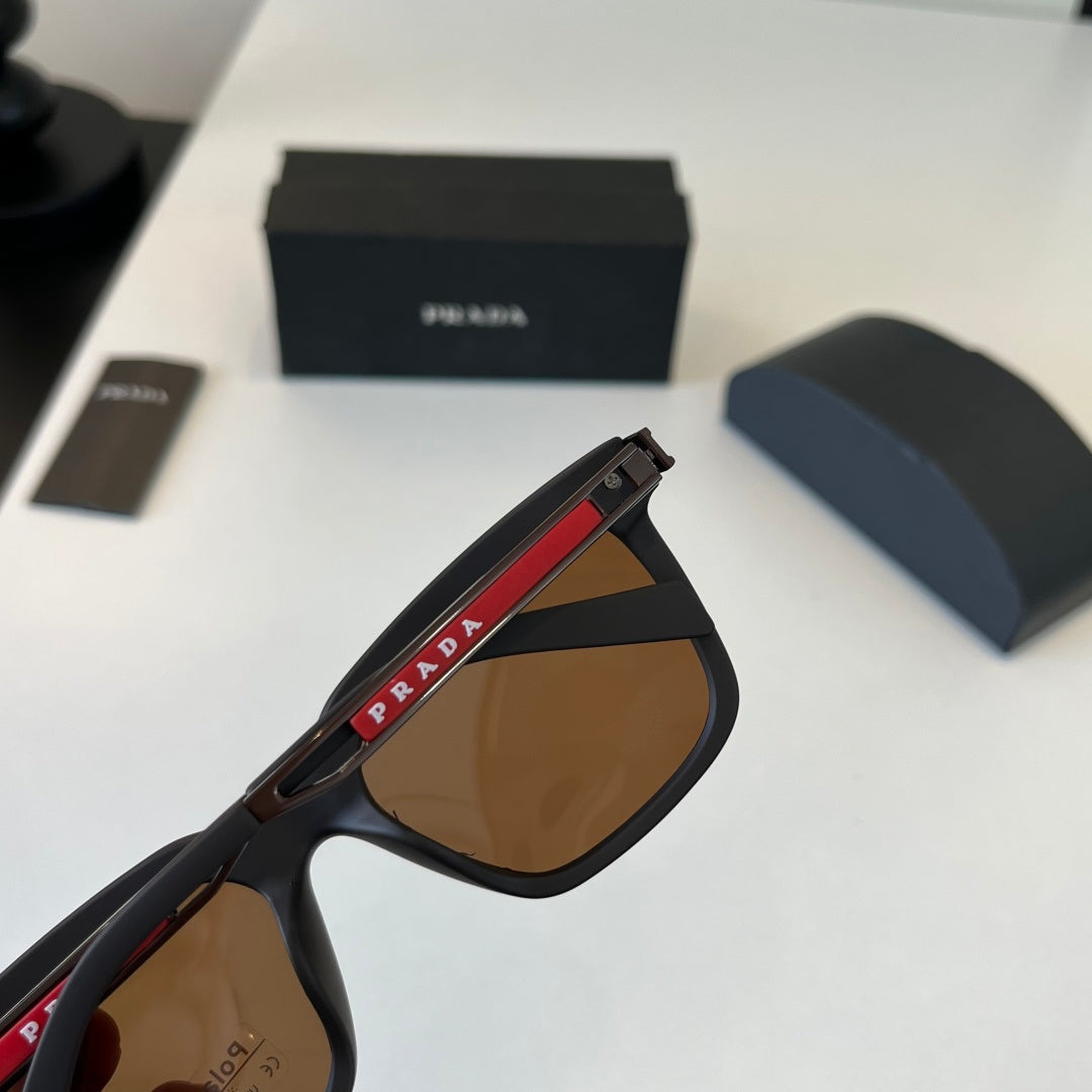 Prada Fashion Black Lens Sunglasses for Men - 382624 - detail image 7